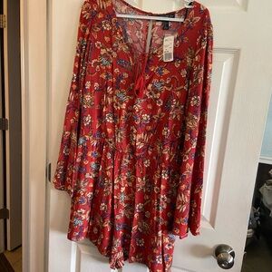 Forever 21 floral romper